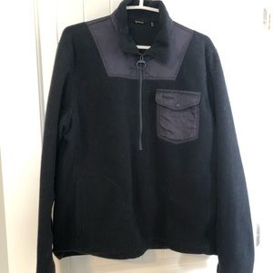 Fairmond fleece pullover in navy by Barbour